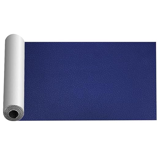 Royal Blue Leather Repair Tape Kit,7.9x59 in Repair Kit for Furniture,Car Seat, Couch,Upgraded Strong Self Adhesive Leather Patch for Sofas,Furnitures