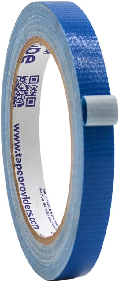 WOD DTC10 Advanced Strength Industrial Grade Dark Blue Duct Tape, 1/2 inch x 60 ft. Waterproof, UV Resistant For Crafts & Home Improvement