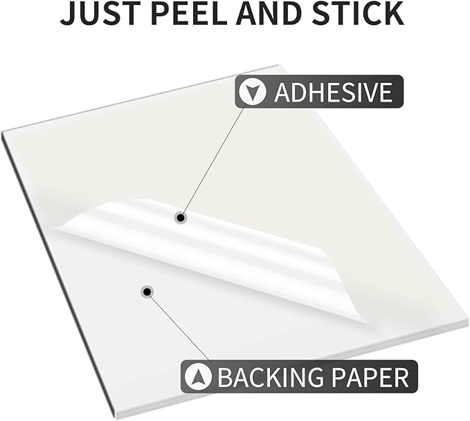 Vinyl Siding Repair Kit, White Durable Self-Adhesive Vinyl Siding Patch Cut to Fit Freestyle Cover Any Cracks, Holes, or Blemishes on PVC Fence Repair Kit(6 Pack)