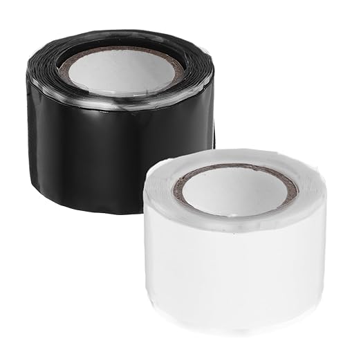 ERINGOGO 2Rolls Self Sealing Silicone Hose Leak Repair Tape Heavy Duty for Plumbing Emergency Pipe Fixes Compatibility Portable Reliable