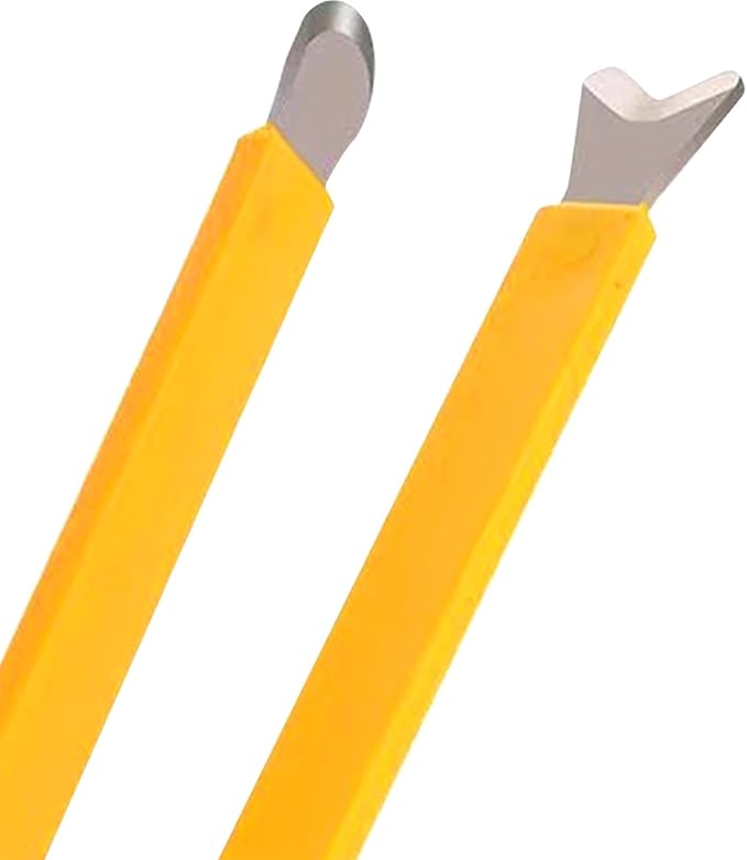 Caulking Tool Set (2-Piece) - Tungsten Steel Grout Finisher for Internal & External Corners