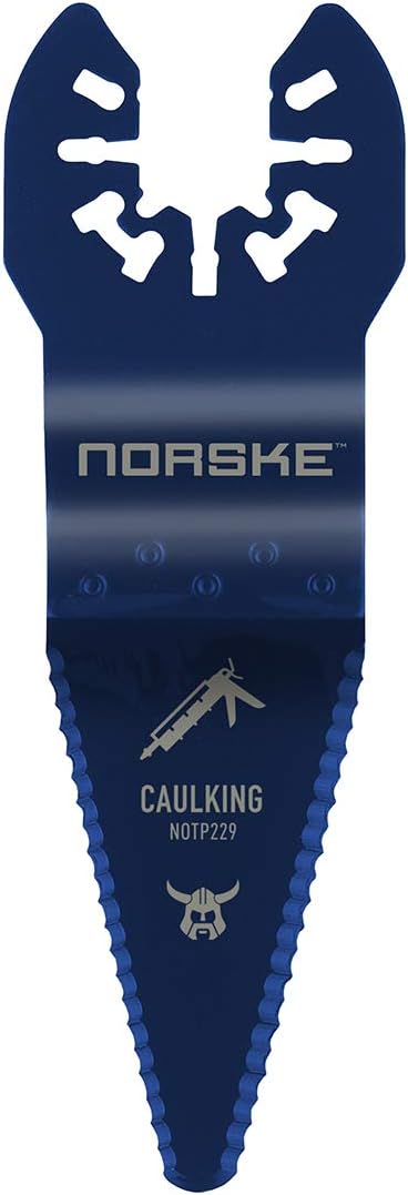 Norske Tools NOTP229 Caulking Scraper - Oscillating Multi- Tool Accessory Blade for Removing Sealants