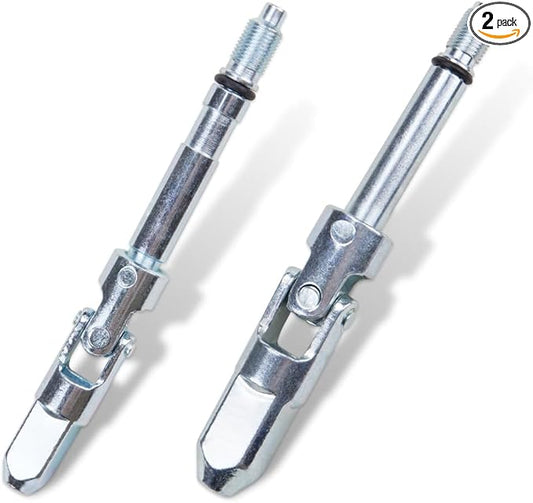 2Pcs Jack Joint Metal Tool Kit Double Pump Horizontal Jack Parts & Oil Seal Portable U Joint Rebuild Accessories for Dustproof Efficiency