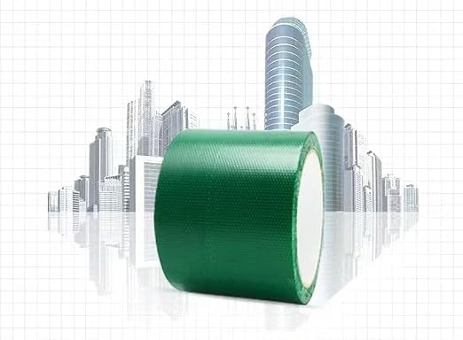 Heavy duty waterproof repair tape, 4 inches * 32 feet, suitable for repairing canvas, tents, camping awnings, leather products, boat covers, waterproof cloth, umbrellas, outdoor fabrics, UV protection