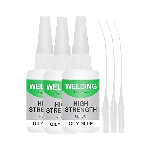 Jue-Fish Multifunctional Glue, Welding High-Strength Oily Glue, Universal Super Glue Gel, Instant Bonding, Strong Adhesion, Repairs Last Long Time for Metal, Wood, Ceramics,Leather, Glass(50g/3PCS)