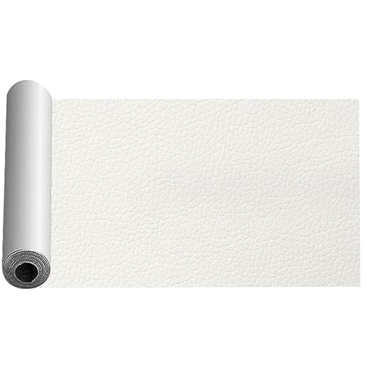 White Leather Repair Tape Kit,7.9x59 in Repair Kit for Furniture,Car Seat, Couch,Upgraded Strong Self Adhesive Leather Patch for Sofas,Furnitures