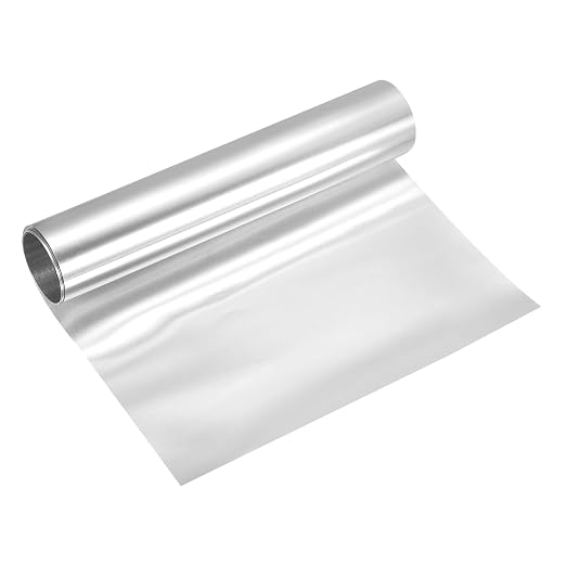 uxcell Aluminum Flashing Roll, 8in x 3.3ft Metal Roof Panels 0.15mm Waterproof Aluminum Sheet Roll for House Repair, Roof Flashing, Sealing Windows Doors, DIY Projects