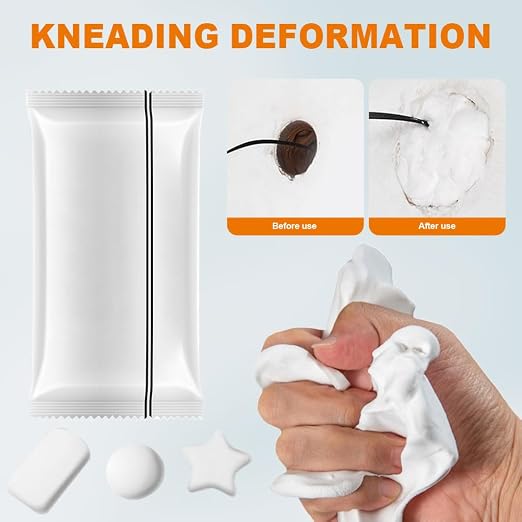 hoehew Waterproof Sealant Mastic, 2025 Upgrade Repair Sealing Clay, Quick Mending Mud for Drain Connection, Wall Hole, Air Conditioning Hole Waterproof Seal Putty (3)