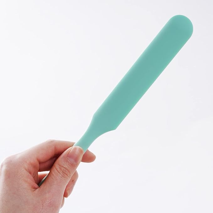 4pcs Silicone Spatula Set Heat Resistant Cake Cream Butter Spatulas Mixing Batter Scraper Non-Stick Flexible Baking Cooking Tool 4 Colors (mix color-3)