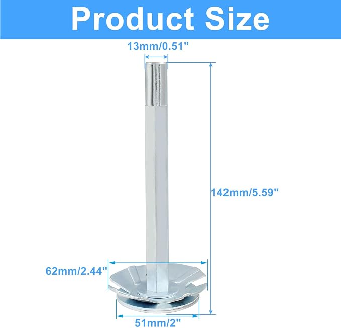 Biaungdo 2 Inch Plumbing PVC Pipe Reamer Cutter, PVC Pipe Fitting Socket Saver Pipe Reamer Tool for Removing SCH 40 from Hub, Fits 1/2 Inch Speed Power Drill