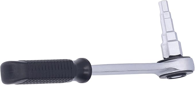 KUIDAMOS Radiator Valve Spud Spanner, Wear Easy to Install Stepped Wrench Set Carbon Steel for Plumbing Repair