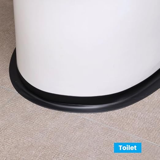 Black Caulk Tape 2 Rolls Self Adhesive Waterproof Countertop Caulking Sealant Tape, Bathroom Caulk Strip for Countertop, Toilet, Bath Tub, Sink, Shower, Backsplash (Black,1.5" x10.5Ft)