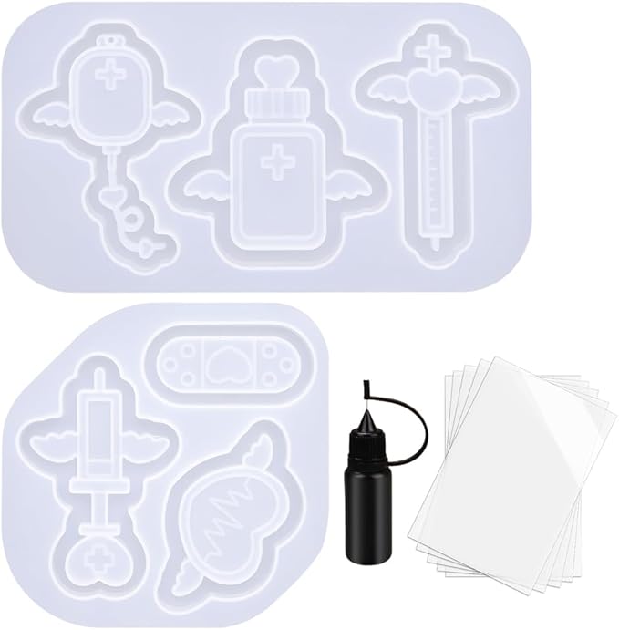 Resin Shaker Molds Kits Set with Films Medical Angels