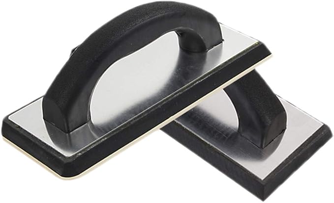 Grout Float 9.5" x 4" - Rubber Sponge Pad for Masonry, Concrete, Drywall, Stucco or Grout - Fine Texture