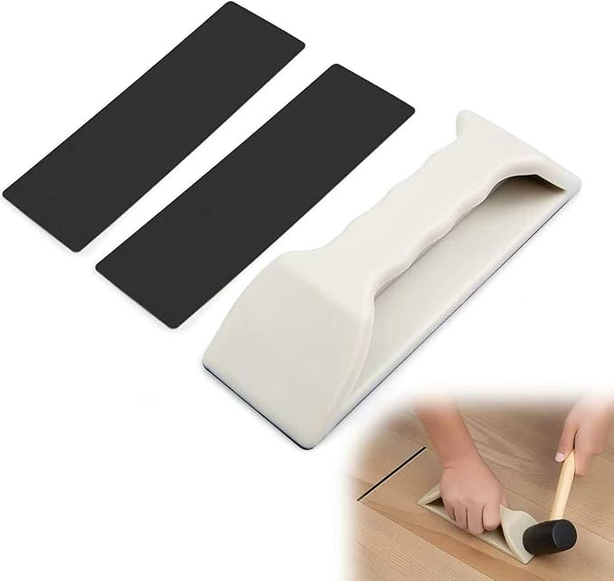 Floor Gap Fixer Tool Kit – Heavy-Duty Plank Grabber & Washable Adhesive Pad for Laminate, Vinyl, and Hardwood Flooring Repair (Only Plank Grabber)