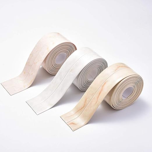 Caulk Strip for Bathtub Self Adhesive Waterproof Tape for Kitchen Bathroom Shower Floor and Wall Sealing, 2" x 102"