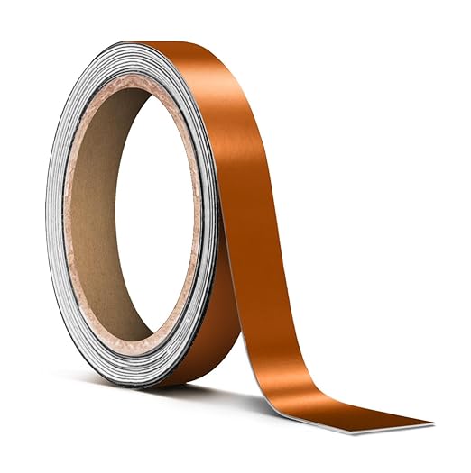 VViViD Satin Copper Chrome Pinstripe Vinyl Tape Roll (½” x 25ft)