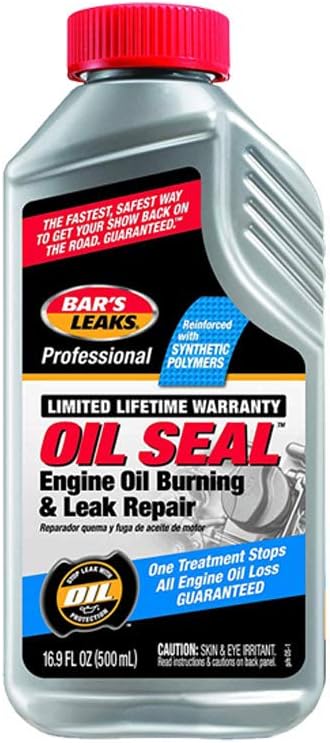 Bar's Leaks OS-1-4PK Oil Seal Engine Oil Burning/Leak Repair, 16.9 oz, (Pack of 4)