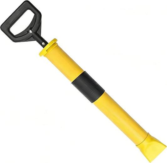 Caulking Pump Grouting Gun 27.5” | Cement Applicator with Flat Nozzle & Comfort Grip Handle | Multiple Applications Tool | Easy Clean Filler Tube for Concrete Repair, Drywall Joint, Mortar Pointing
