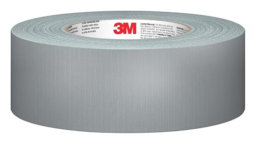 3M Duct Tape, 1.88 in x 60 yd, Multi-Use Tape With Strong Adhesive to Create a Secure Bond, Excellent Strength For Durability, Waterproof Backing For Longer Lasting Repairs, 1 Roll (2960-A)
