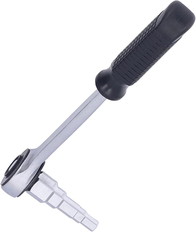 KUIDAMOS Radiator Valve Spud Spanner, Wear Easy to Install Stepped Wrench Set Carbon Steel for Plumbing Repair