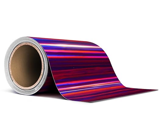 VViViD Holographic Purple Chrome Pinstripe Vinyl Tape Roll (3” x 25ft)