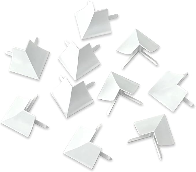 InstaTrim Outside Corners - 10 White 3/4" Wide Caulk Strip Outside Corner Pieces - Trim for Outside Corners - Paintable