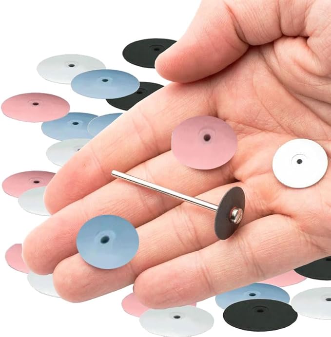 Silicone Polishing Wheel Knife Edge Wheel Assortment 26 Piece Polishers Germany