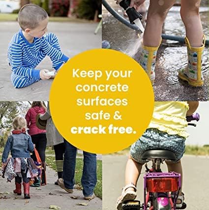 ConSandtrate Concrete Crack Filler - Brown - 2 LB (Single Bottle) for Filling in Concrete Cracks on driveways, walkways and patios
