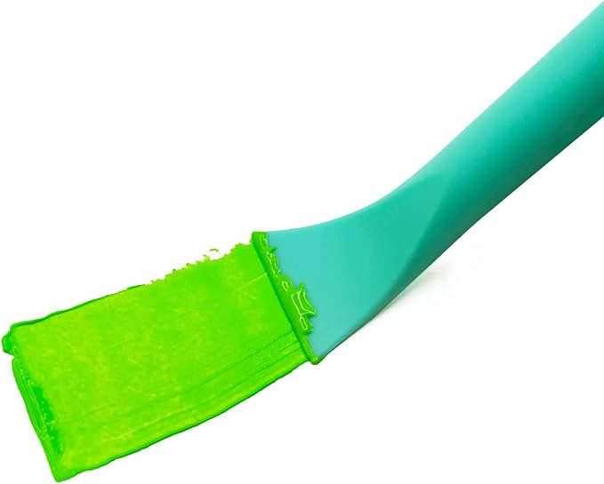 DGAGA Chalk Paste Mini Squeegee with Rubber Sticks Set, 5PCS Self Adhesive Screen Stencil Squeegees Screen Printing Scraper Tools for applying Chalk Paint or Ink, Crafts, DIY Projects