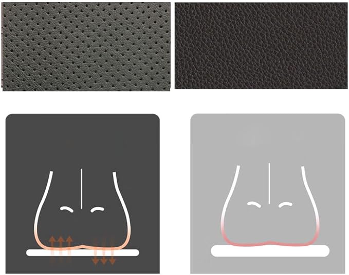 Leather Repair Patch Breathable Perforated Adhesive Self-Adhesive Repair Patch, Furniture Couch Car Seats Office Chairs Sofa Repair 17.7x39.4 beige1.0