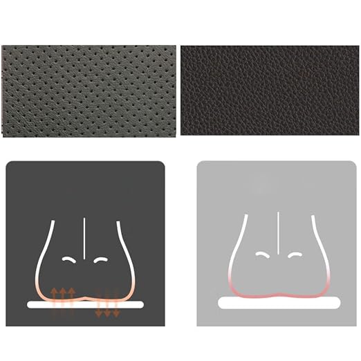 Leather Repair Patch Breathable Perforated Adhesive Self-Adhesive Repair Patch, Furniture Couch Car Seats Office Chairs Sofa Refurbished Patch 17.7x39.4 Beige 3