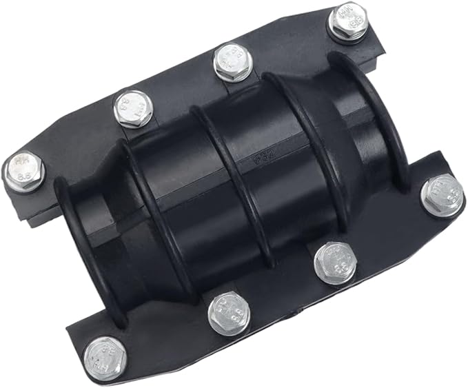 Coshar Water Pipe Repair Clamp 1-1/4 Inch Pipe Repair Kit for Plastic And Metal Pipes PE Water Pipes Leak Repair Clamps for Pipes 32mm OD