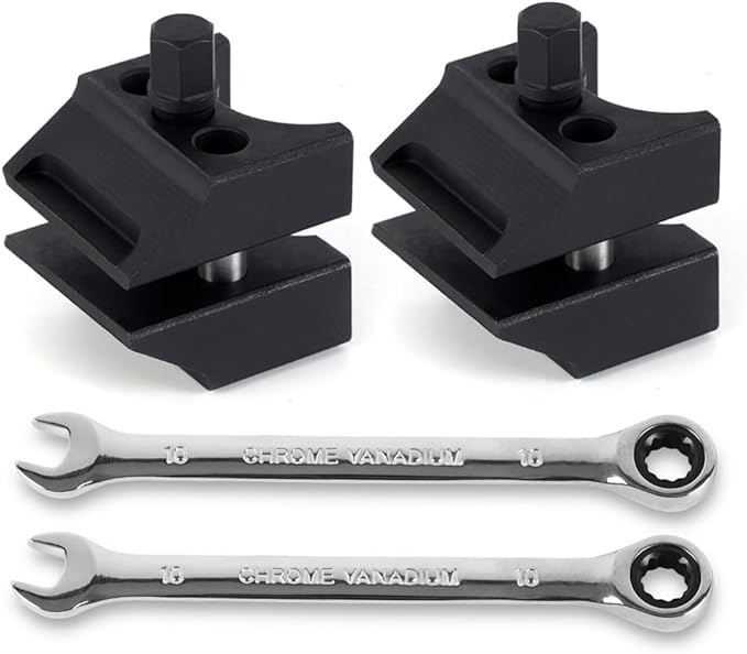 BARTOO Suspension Strut Spreader Tool, Car Suspension Split Hub Steering Knuckle Spreader with Socket Tool Compatible with Volkswagen Audi BMW Ford etc,2 PCS