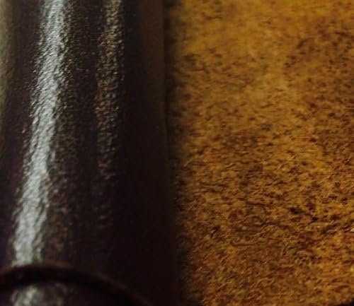 REED Leather HIDES - Cow Skin (20 Square Foot, Dark Brown) | Arts and Crafts