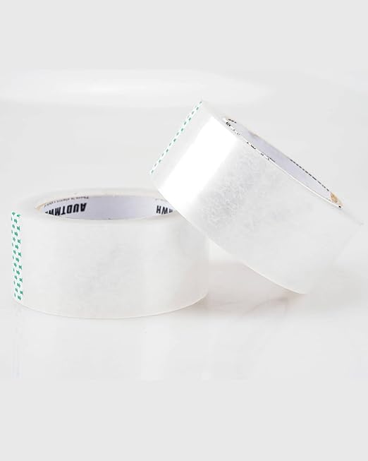 AUDTMWH Packing Tape Refills, Clear, Packaging Tape Heavy Duty Designed for Moving, Shipping and Packing, Mailing,1.88" x 60 yds, 2 Rolls