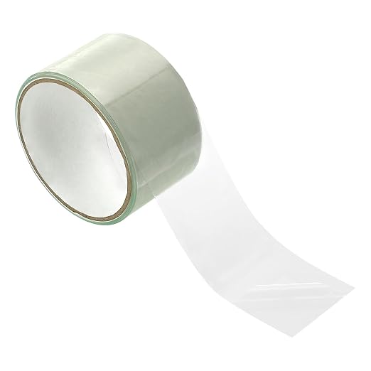 PATIKIL Waterproof Patch Seal Tape 2 in x 5 Ft, PVC Leak Proof Repair Tape Instant Sealing for HVAC Ducts, Roof Crack, Hoses Pipes, Awning, Clear