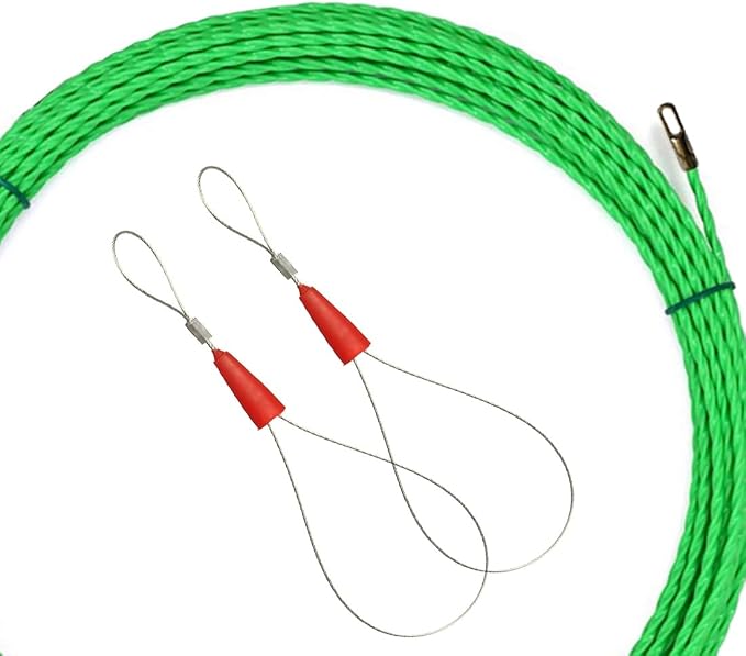 15M Fish Tape Cable Puller Wire Puller Pulling Fish Tape Puller Through Wall Wire Threader Fish