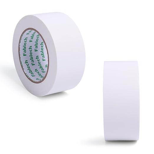 3 Pack Heavy Duty Duct Tape, 9 Mil Thickness, 2 Inch x 30 Yards, Waterproof Strong Adhesive, Flexible, Tear by Hand, Multi-Use for Home Repairs, DIY, Indoor Outdoor (White)