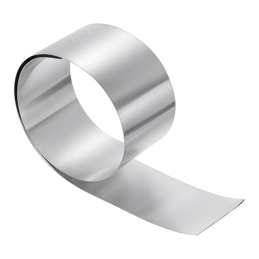 uxcell Aluminum Flashing Roll, 4in x 3.3ft Metal Roof Panels 0.8mm Waterproof Aluminum Sheet Roll for House Repair, Roof Flashing, Sealing Windows Doors, DIY Projects