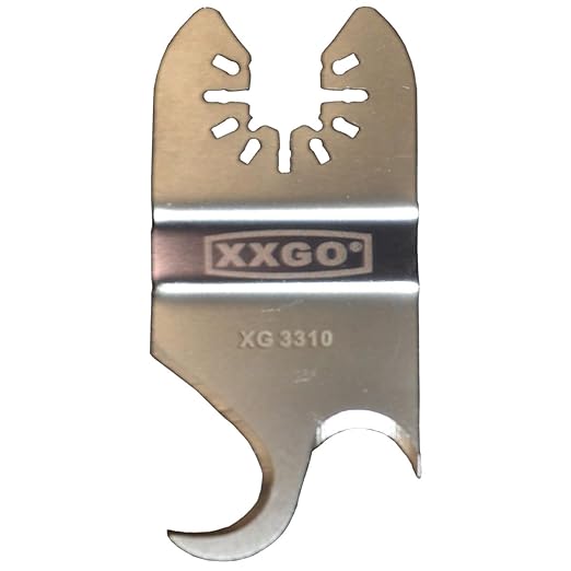 XXGO 6 Pcs Oscillating Multi Tool Knife Blade for Cutting Roofing Asphalt Shingles PVC Floor Carpet Cardboard XG3306
