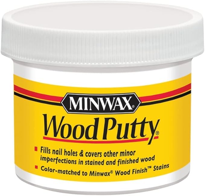 Minwax Wood Putty, White, 3.75 oz. (Pack of 2)