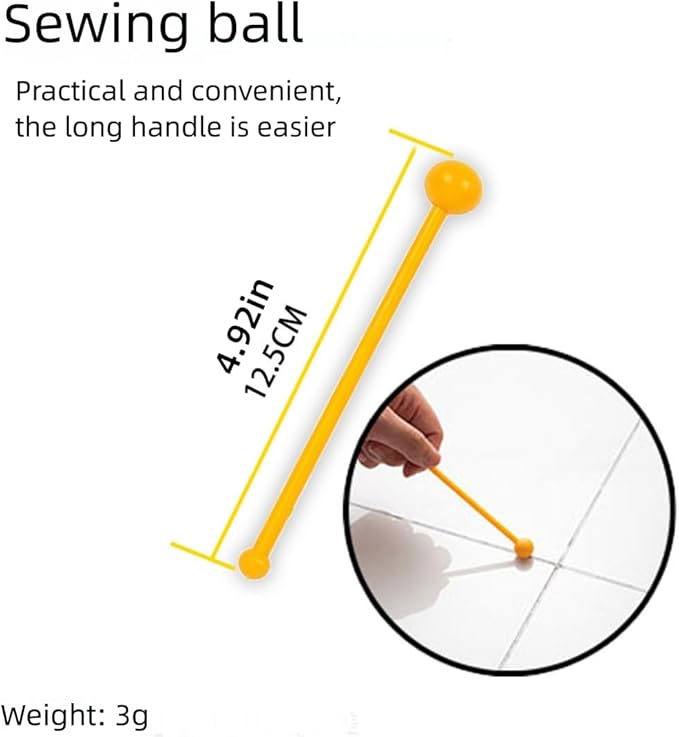 Professional 7-in-1 Caulking Tool Set, Silicone Sealant Finishing Kit with seam hook knife, Angle Scrapers, Plastic Scraper, Seam Tool for Kitchen, Bathroom, Window (orange)
