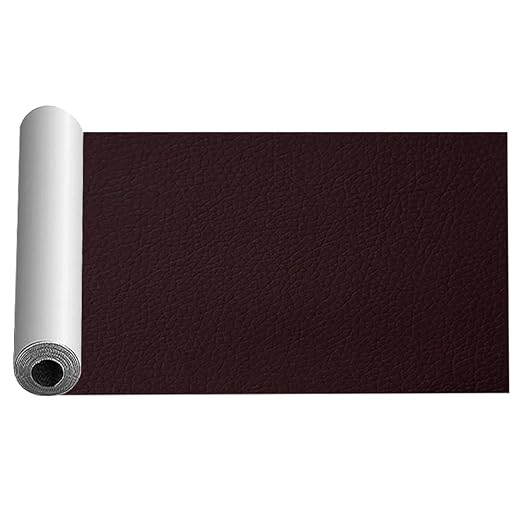 Coffee Leather Repair Tape Kit,7.9x59 in Repair Kit for Furniture,Car Seat, Couch,Upgraded Strong Self Adhesive Leather Patch for Sofas,Furnitures