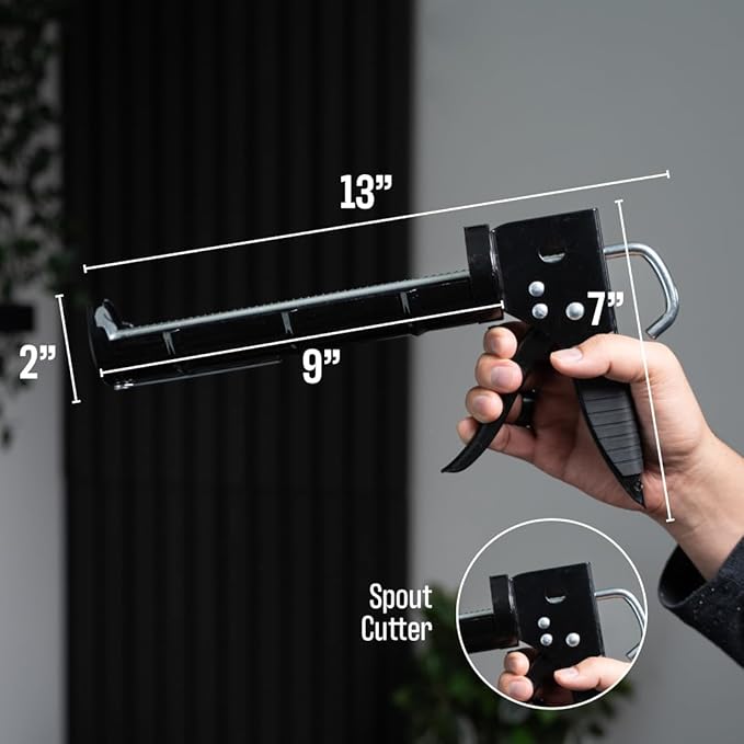 Caulk Gun - Durable Hand Caulking Guns - Versatile Caulking Guns - Caulk Tools for Caulking - Ergonomic Caulking Tool - Caulking Gun by Brelle