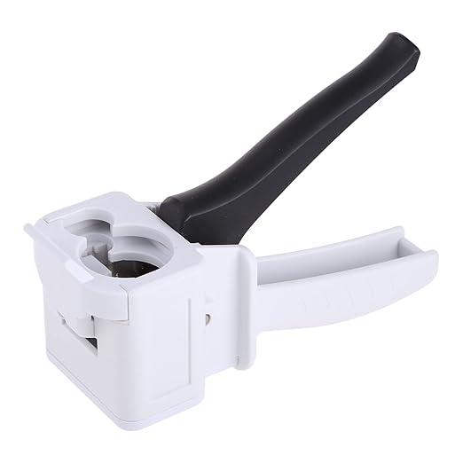 50ml 10:1 Manual Two Component AB Epoxy Sealant Applicator Structure Adhesive Squeeze Mixed Caulking Dispenser Tool Squeeze Caulking Dispenser