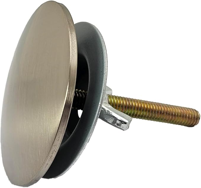 Westbrass D202-20 2" Kitchen Sink Hole Cover, Stainless Steel (2-Pack)