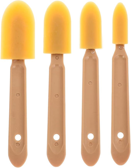 OSALADI 4Pcs Caulking Tool Set Silicone Caulk Remover Spreader Applicator Smoothing Finishing Tool for Tiles Brick Kitchen Bathroom 8.66In