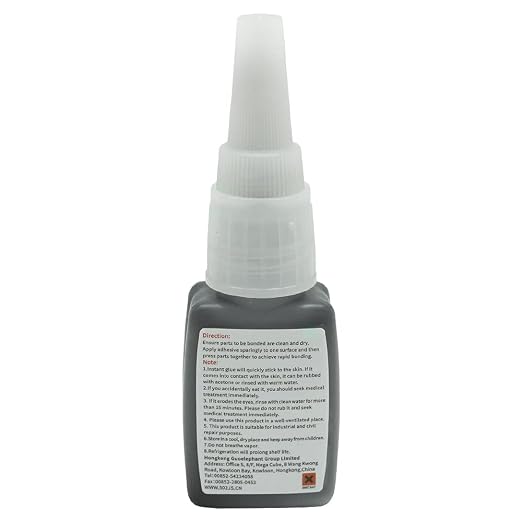 Rubber Glue B680,-30°C-110°CBlack Adhesive for bonding Shoes, Boots, Belt,Tire,Leather & Rubber - Sets in 10 Seconds.
