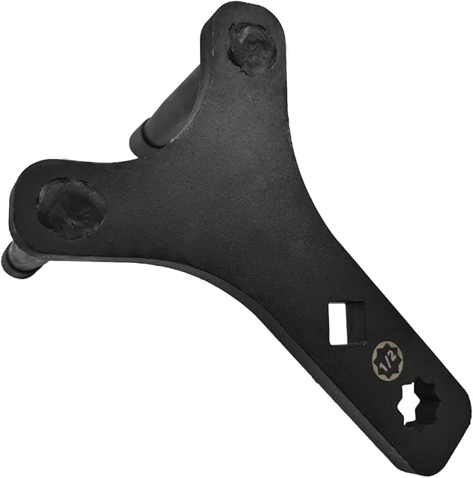 Lower Control Arm Prying Tool – Universal 1/2" Drive Lower Ball Joint Pry & Suspension Bushing Removal Tool, Heavy-Duty Pry Bar Wrench for Automotive Repair, Works with Breaker Bar & Extension
